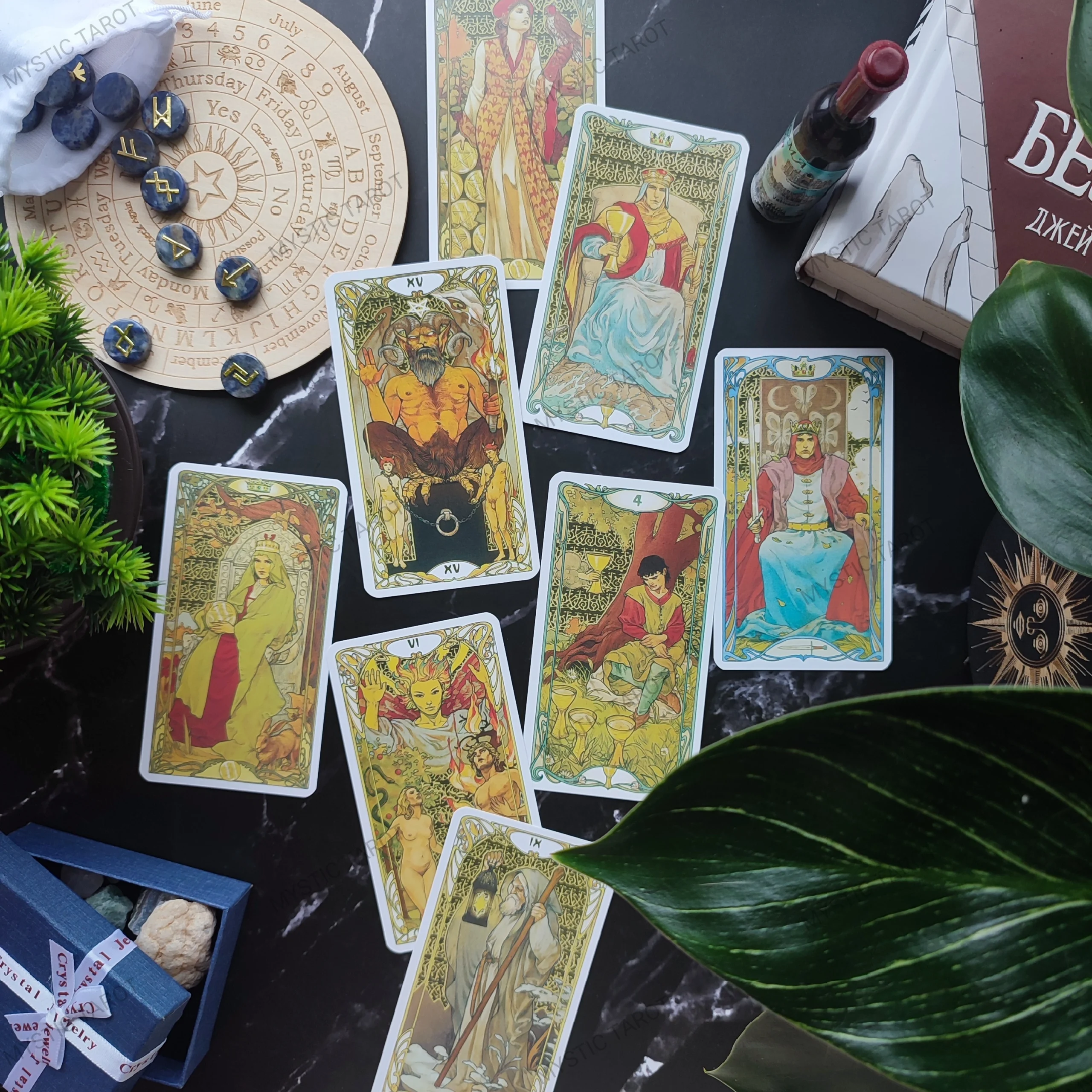 Таро Арт Нуво | Golden Art Nouveau Tarot - Зображення 4